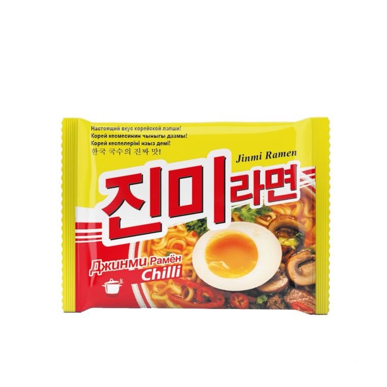 Лапша JINMI RAMEN Spicy (острый вкус)