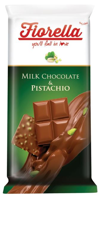 Шоколад молочный с фисташками Tablet Milky Pistacho