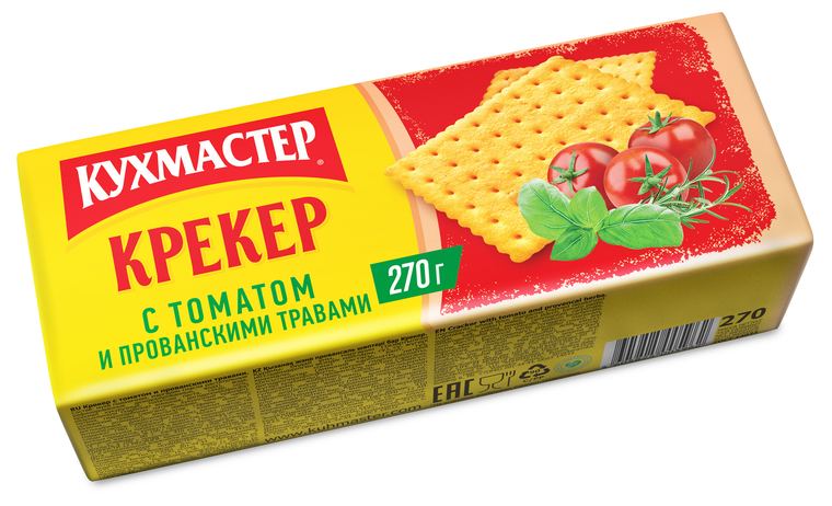 Крекер с томатом и прованскими травами