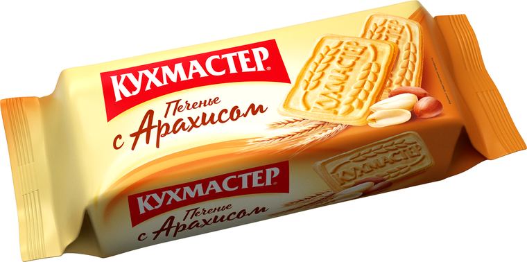 Печенье с арахисом сахарное