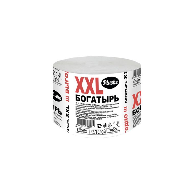 Туалетная бумага богатырь XXL