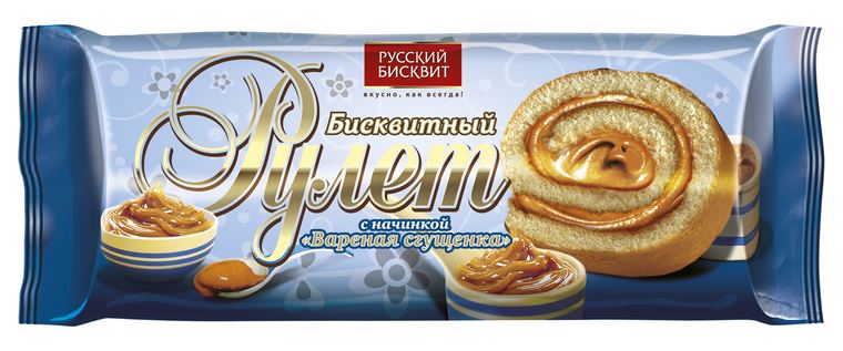 Рулет с начинкой «варёная сгущёнка»