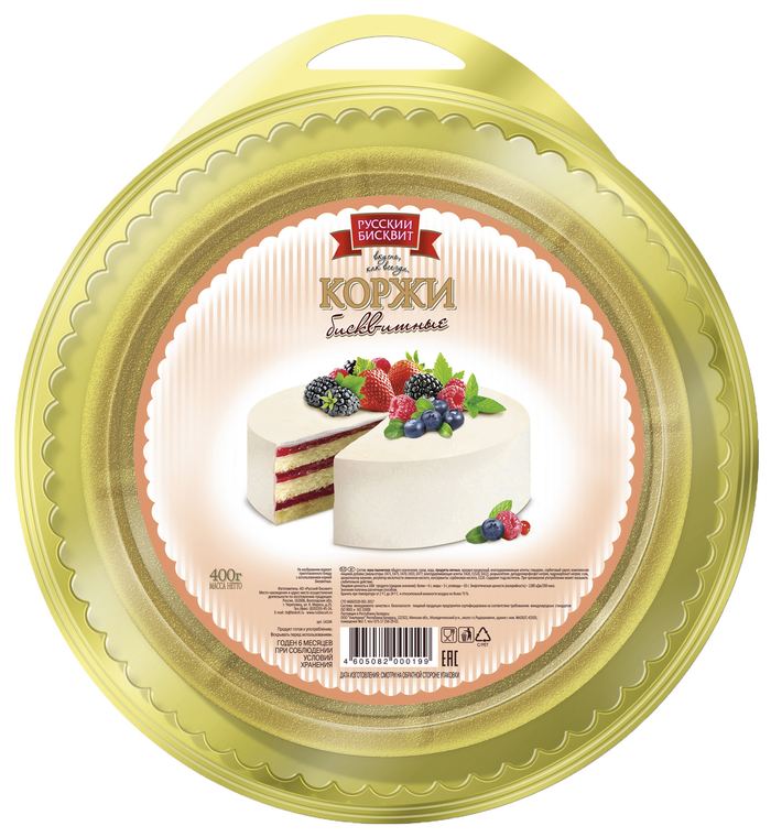 Коржи светлые