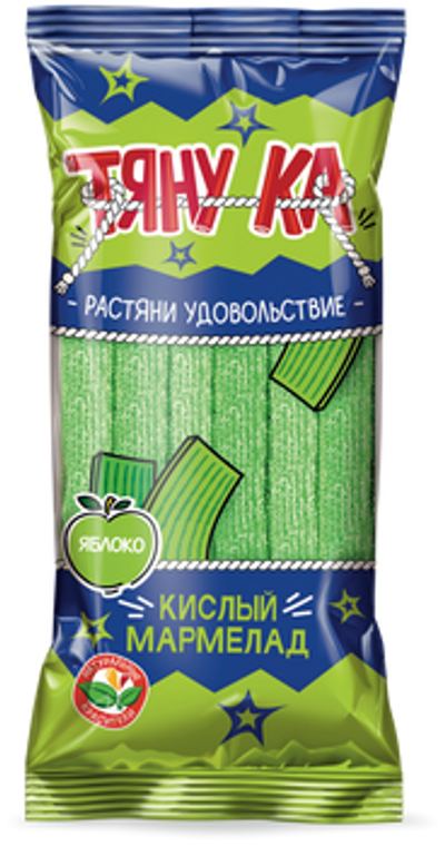 Мармелад жевательный «Со вкусом яблока» (в кислой обсыпке)